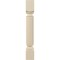 Ekena Millwork 5"W x 5"D x 35 1/2"H Raymond Reeded Cabinet Column, Rubberwood COL05X05X35RARW - alternate 2
